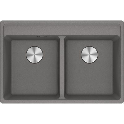 Кухонна мийка Franke Maris MRG 620 TL (114.0661.784) гранітна - врізна - колір сірий 114.0661.784 фото