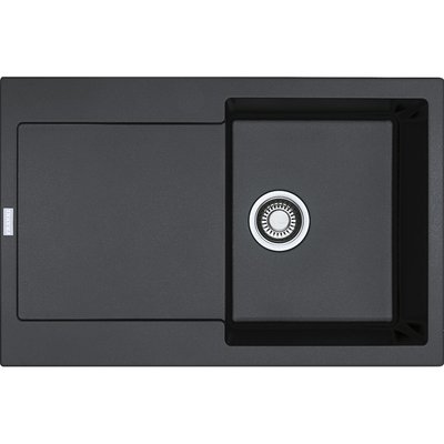 Кухонна мийка Franke Maris MRG 611 (114.0631.439) гранітна - врізна - оборотна - колір Чорний матовий 114.0631.439 фото