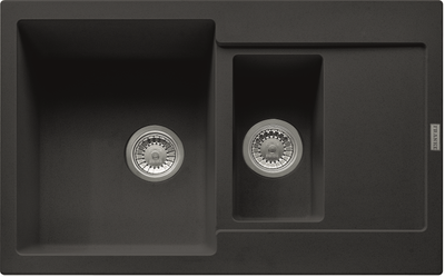 Кухонна мийка Franke Maris MRG 651-78 (114.0631.461) гранітна - врізна - оборотна - колір Чорний матовий 114.0631.461 фото