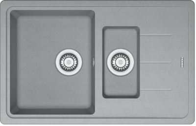 Кухонна мийка Franke Basis BFG 651-78 (114.0565.111) гранітна - врізна - оборотна - колір сірий 114.0565.111 фото