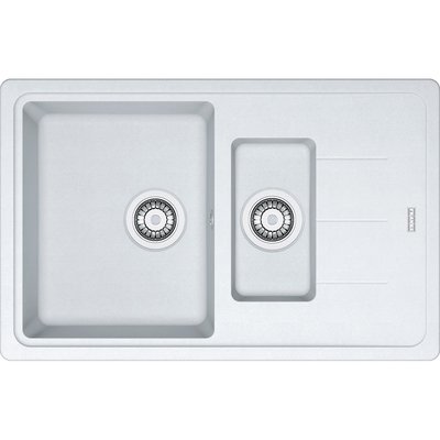Кухонна мийка Franke Basis BFG 651-78 (114.0272.602) гранітна - врізна - оборотна - колір Білий 114.0272.602 фото