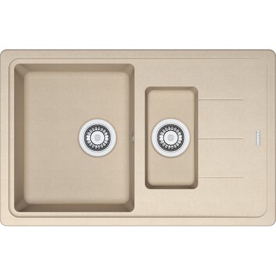 Кухонна мийка Franke Basis BFG 651-78 (114.0272.633) гранітна - врізна - оборотна - колір Бежевий 114.0272.633 фото