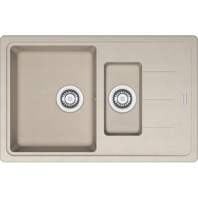 Кухонна мийка Franke Basis BFG 651-78 (114.0272.634) гранітна - врізна - оборотна - колір Сахара 114.0272.634 фото